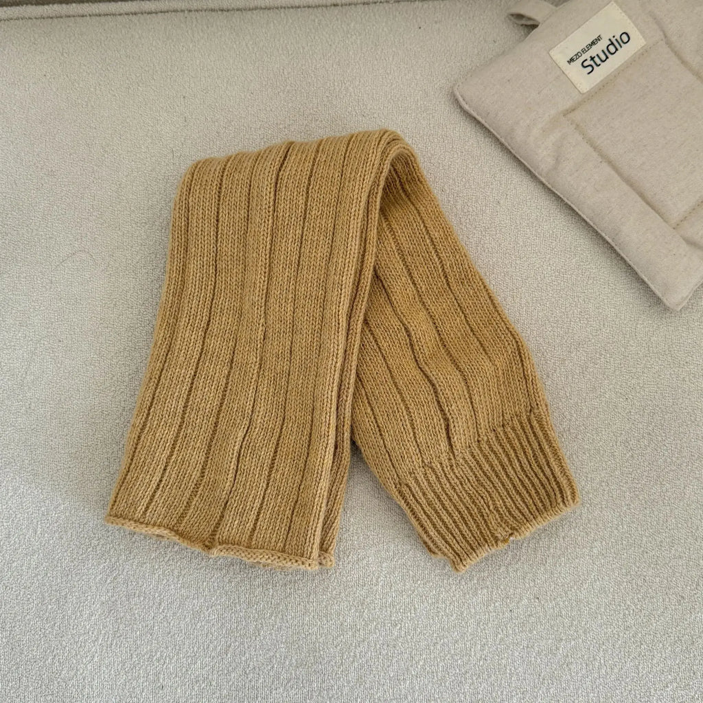 30% Wool Leg Warmers Women Autumn and Winter Knitted Warm Foot Cover Long Socks JK Girls Lolita Leg Warmers Knee Socks Stockings