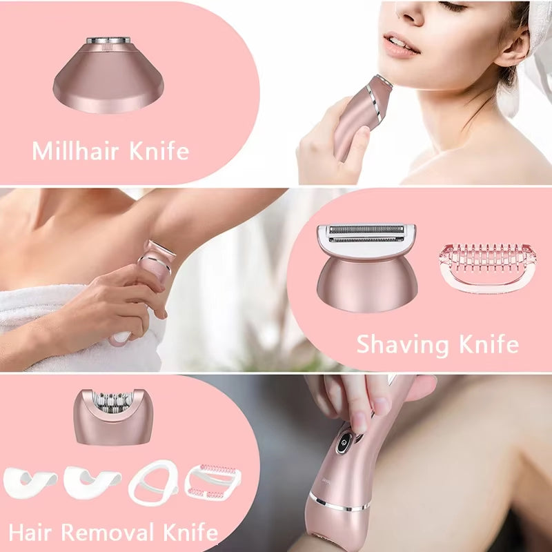 3-in-1 electric razor for women – view 3