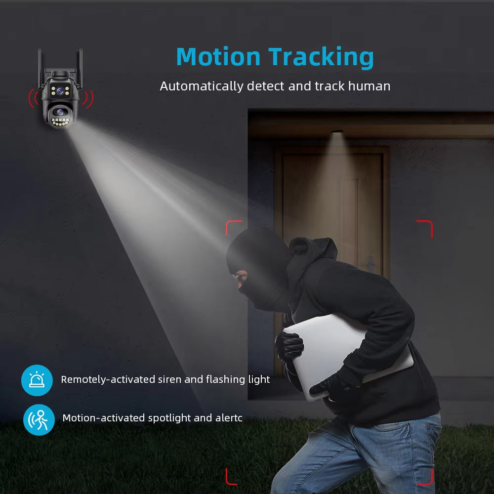 Outdoor WiFi PTZ camera with dual lens – view 5