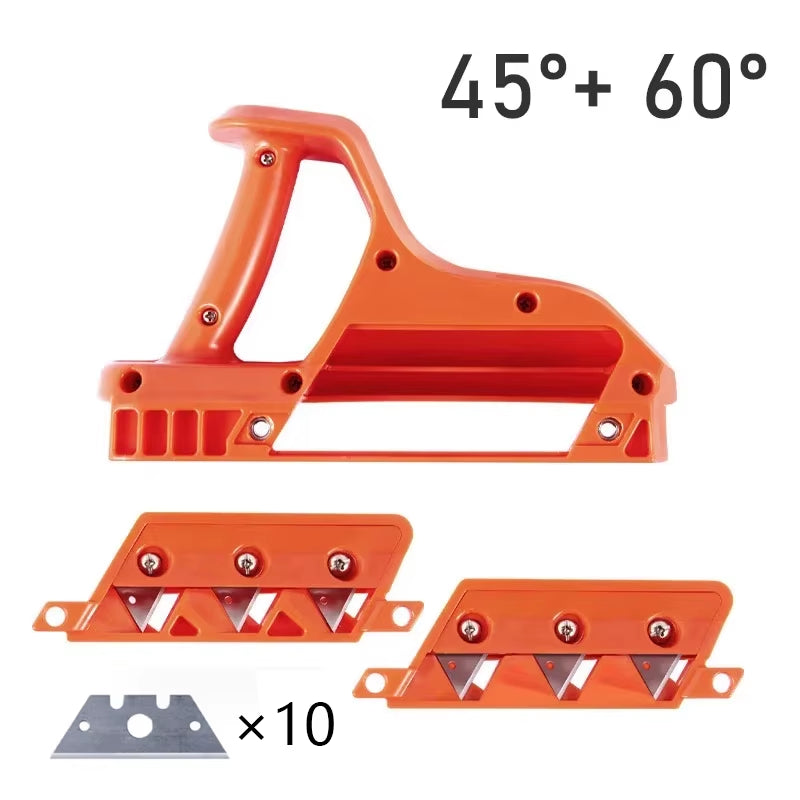 1PC Plasterboard Quick Cutter Gypsum Board Hand Plane Drywall Edge Chamfer 45°/60° Woodworking Trimmer Hand Tool