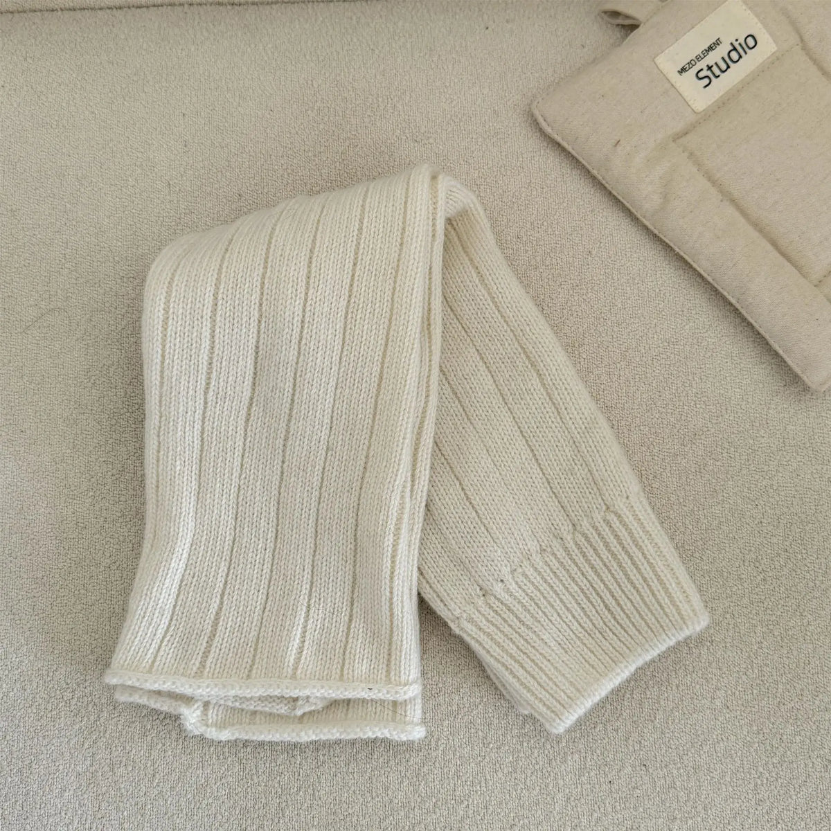 30% Wool Leg Warmers Women Autumn and Winter Knitted Warm Foot Cover Long Socks JK Girls Lolita Leg Warmers Knee Socks Stockings