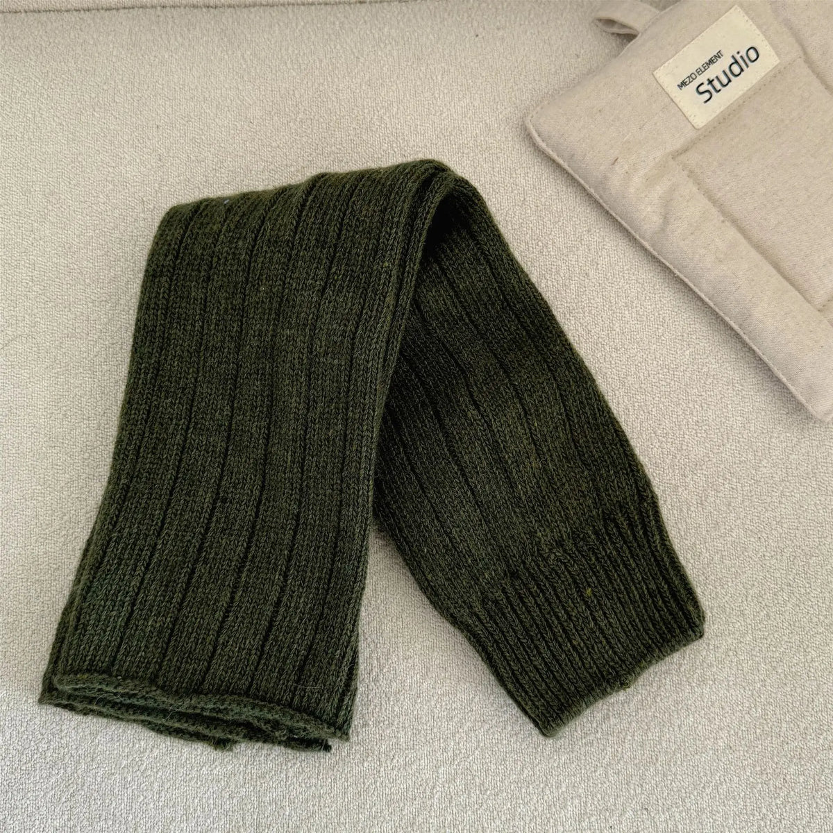 30% Wool Leg Warmers Women Autumn and Winter Knitted Warm Foot Cover Long Socks JK Girls Lolita Leg Warmers Knee Socks Stockings