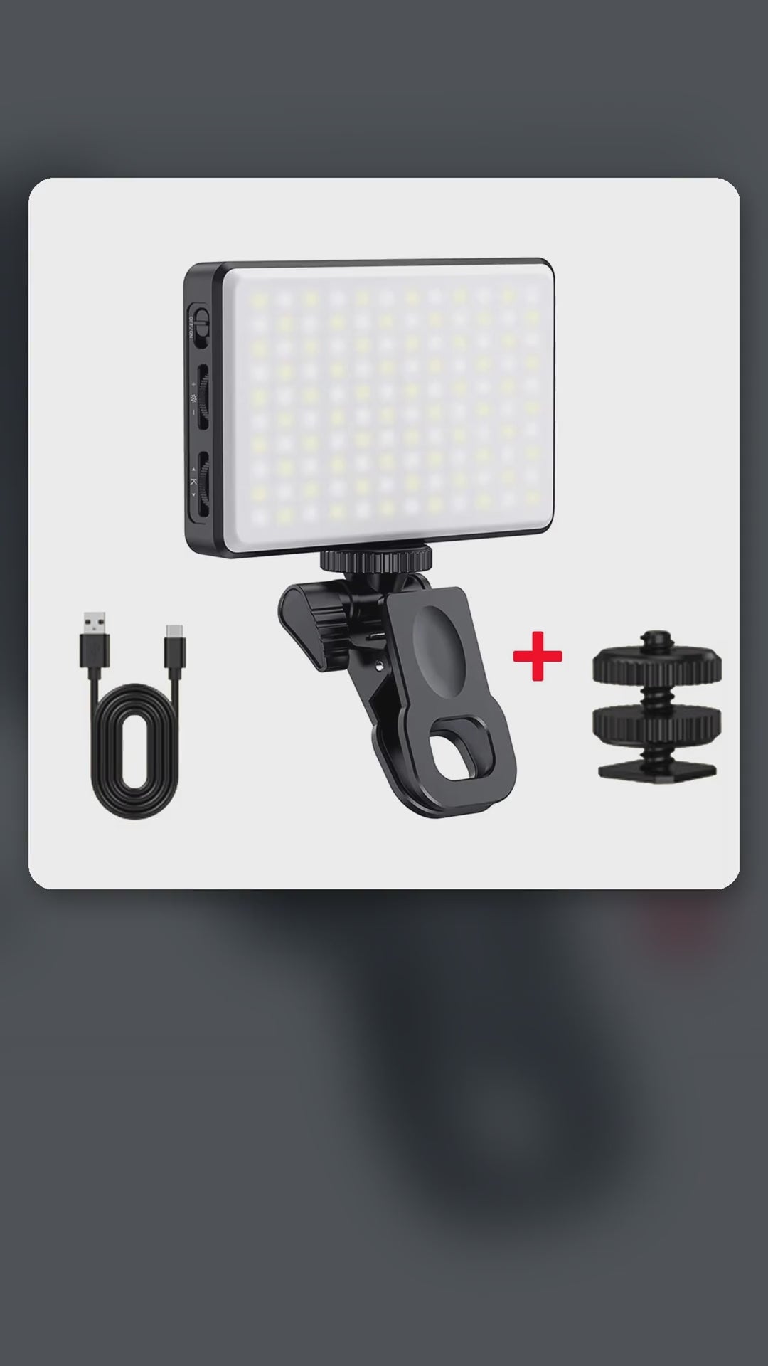 120 LED Selfie Light – product video