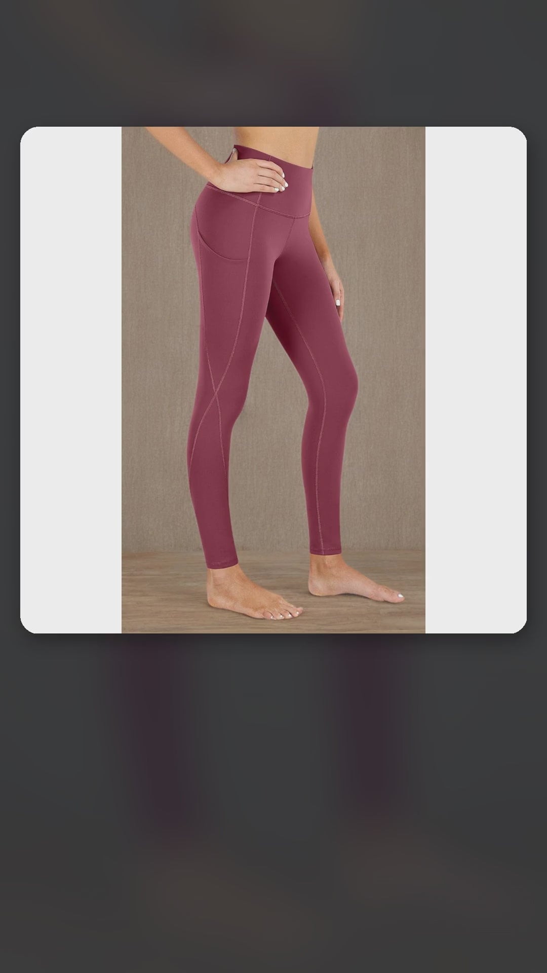 High-Waist Yoga Pants for Women with Pockets – product video