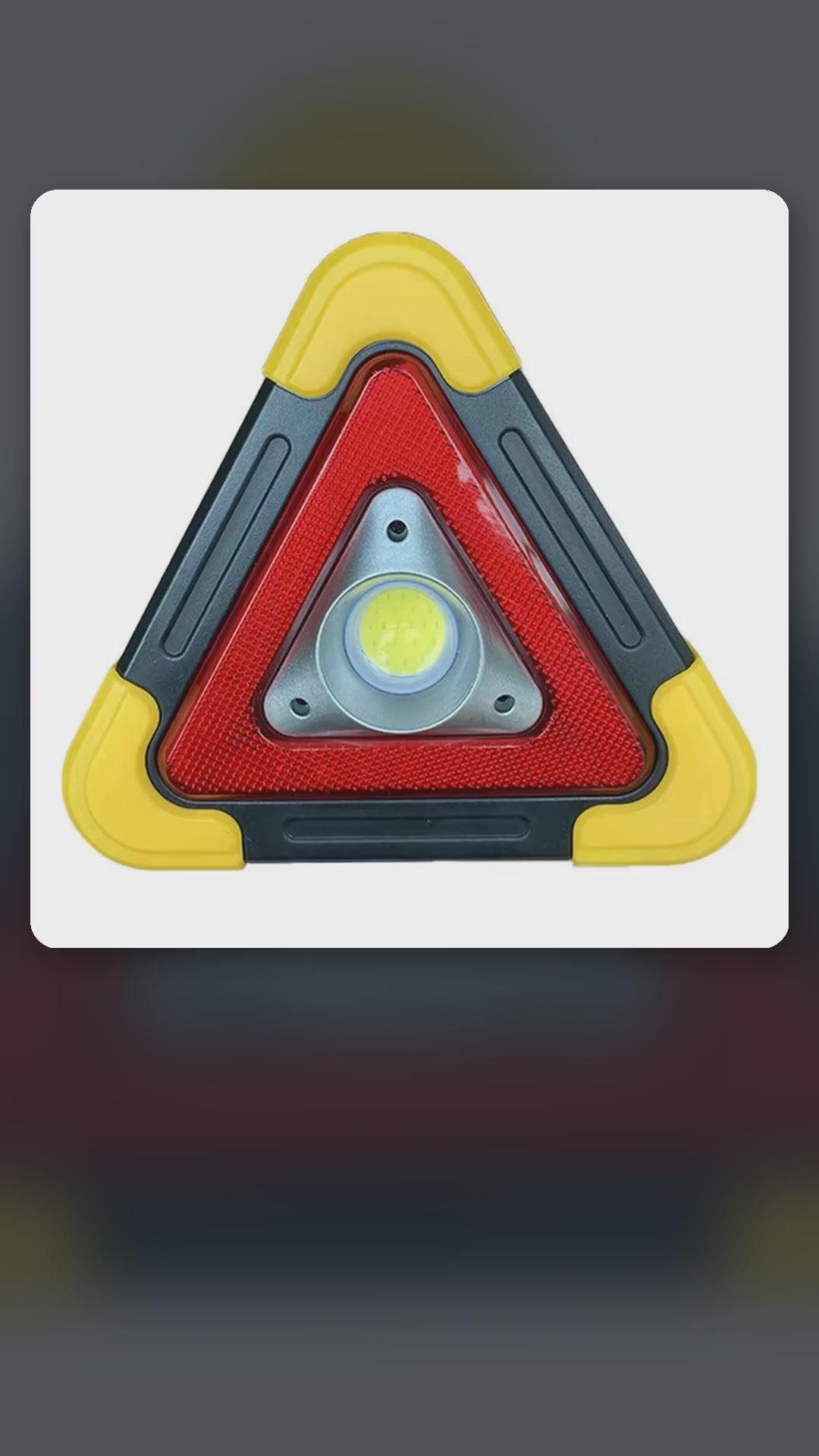 Emergency Roadside Warning Light – product video